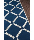 Baja Area Rug Momeni Baja Area Rug BAJ15 Nautical Rope Navy 2'3 X 7'6 Runner