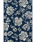 Baja Area Rug Momeni Baja Area Rug BAJ18 Floral Blooms Navy 8'6 X 13'