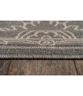 Momeni Baja Area Rug BAJ22 Traditional Outline Grey 3'11 X 5'7