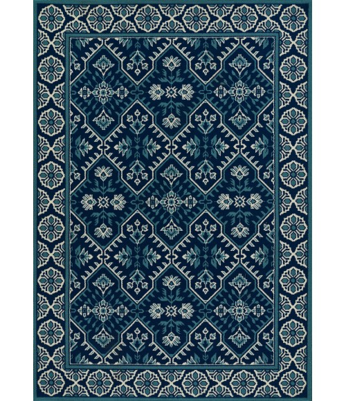 Baja BAJ38 Navy 2'3" X 4'6" Momeni Baja BAJ38 Navy 2'3" X 4'6" Area Rug