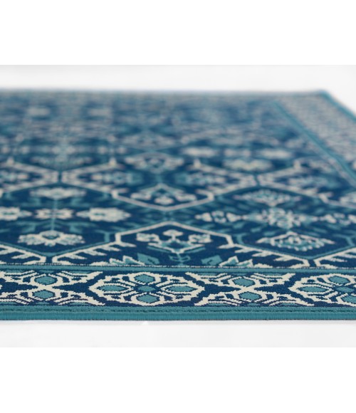Baja BAJ38 Navy 2'3" X 4'6" Momeni Baja BAJ38 Navy 2'3" X 4'6" Area Rug