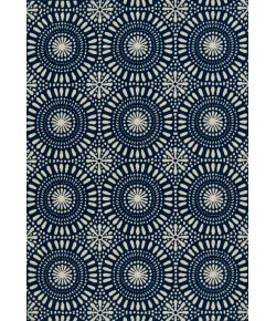 Momeni Baja Baj39 Navy Area Rug 7 ft. 10 in. X 10 ft. 10 in. Rectangle