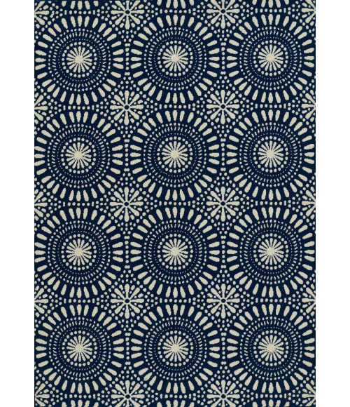 Momeni Baja BAJ39 Navy 5'3" X 7'6" Area Rug