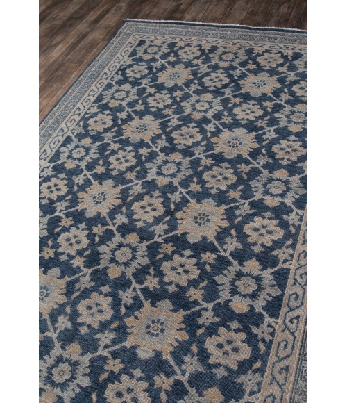 Banaras Area Rug Momeni Banaras Area Rug BNR-1 Blue 9'6 X 13'6
