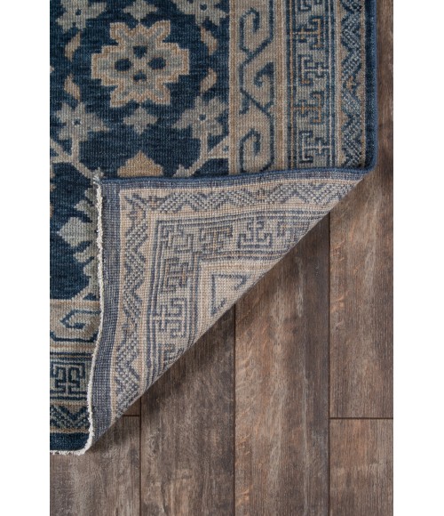 Banaras Area Rug Momeni Banaras Area Rug BNR-1 Blue 9'6 X 13'6