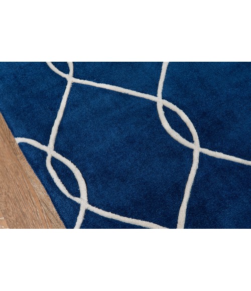 Momeni Bliss Area Rug BS-12 Navy 2'3 X 8' Runner