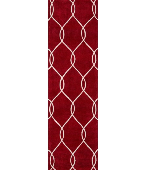 Momeni Bliss Area Rug BS-12 Red 2'3 X 8' Runner