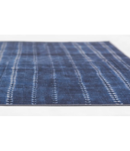 Bolt Area Rug Momeni Bolt Area Rug BOL-3 Planar Denim 7'6 X 9'6