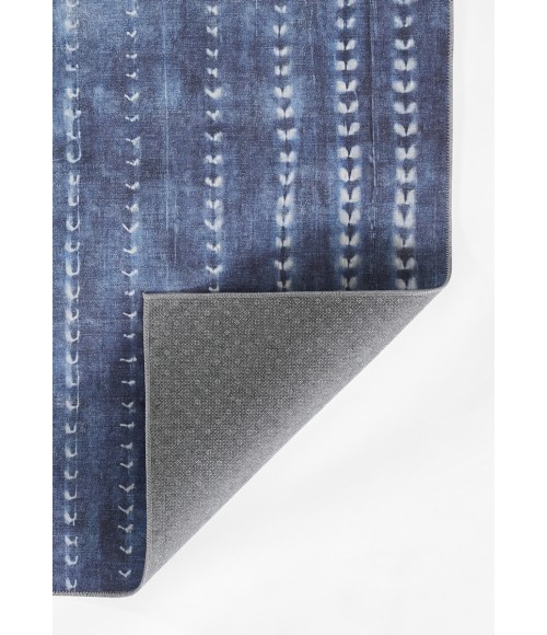 Bolt Area Rug Momeni Bolt Area Rug BOL-3 Planar Denim 7'6 X 9'6