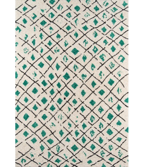 Momeni Bungalow Area Rug BUN-2 Tallulah Green 9' X 12'