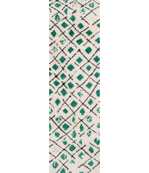 Bungalow Area Rug Momeni Bungalow Area Rug BUN-2 Tallulah Green 2'3 X 8' Runner