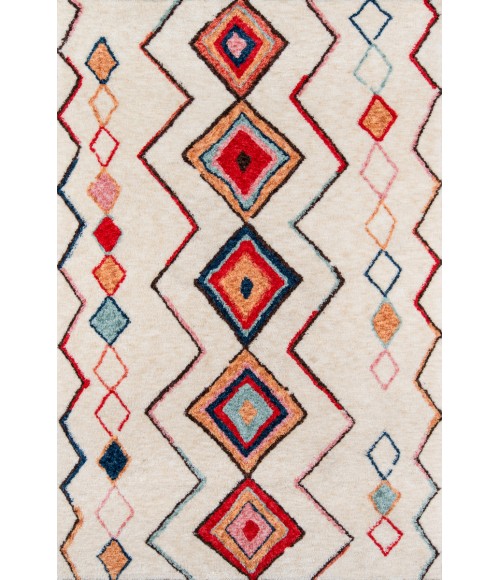 Bungalow Area Rug Momeni Bungalow Area Rug BUN-6 Olivia Multi 9' X 12'