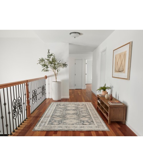 Momeni Cambridge Slate Rug CMB-4 5 ft. 3 in. X 7 ft. 7 in. Rect. Momeni Cambridge Slate CMB-4 5 ft. 3 in. X 7 ft. 7 in. Rect. Rug