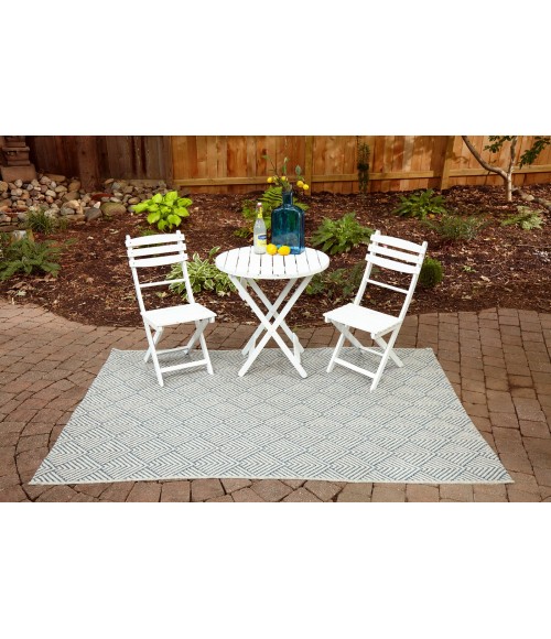 Momeni Como Blue COM-3 5 ft. X 7 ft. 6 in. Rect. Rug
