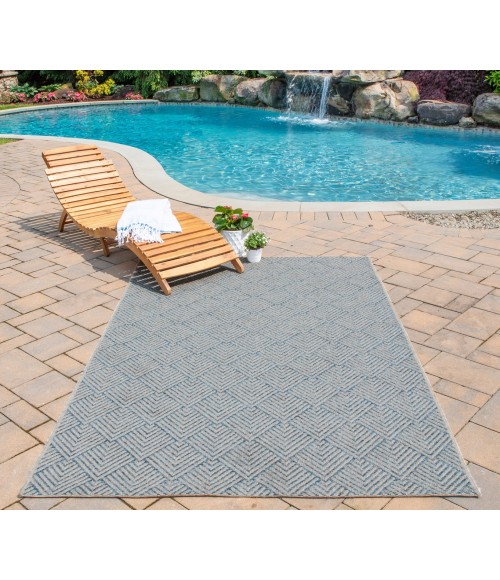 Momeni Como Blue COM-3 5 ft. X 7 ft. 6 in. Rect. Rug