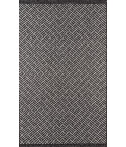 Momeni Como Com-4 Charcoal Area Rug 3 ft. 11 in. X 5 ft. 7 in. Rectangle