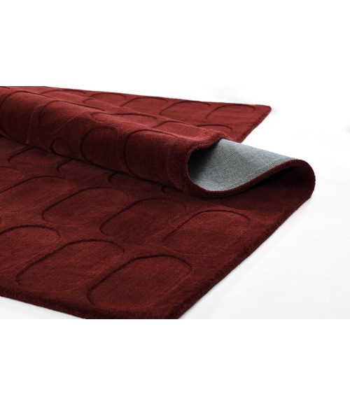 Momeni Contour Burgundy CON-2 2 ft. X 3 ft. Rect. Rug