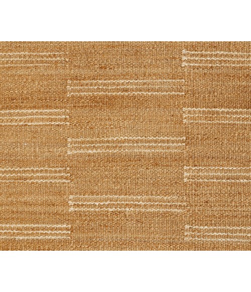 Crescent Area Rug Momeni Crescent Area Rug CRE-1 Broken Stripe Natural 8' X 10'
