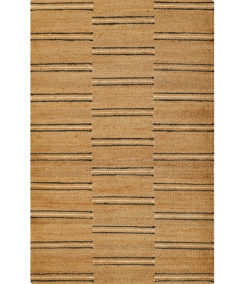 Crescent Area Rug Momeni Crescent Area Rug CRE-2 Broken Stripe Natural 3'6 X 5'6