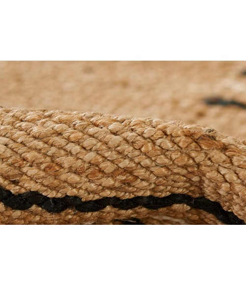 Crescent Area Rug Momeni Crescent Area Rug CRE-2 Broken Stripe Natural 3'6 X 5'6