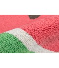 Cucina Area Rug Momeni Cucina Area Rug CNA-3 Watermelon Red 1'6 X 3' Half Moon