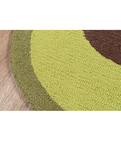 Cucina Area Rug Momeni Cucina Area Rug CNA-5 Avocado Green 2' X 3'