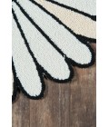 Cucina Area Rug Momeni Cucina Area Rug CNA-8 Daisy Ivory 3' X 3' Round