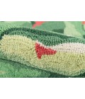 Cucina Area Rug Momeni Cucina Area Rug CNA11 Succulent Green 3' X 3' Round