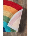 Cucina Area Rug Momeni Cucina Area Rug CNA12 Rainbow Multi 1'5 X 2'10 Half Moon