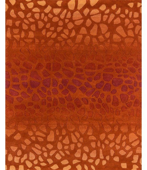 Momeni Delhi Area Rug DL-33 Paprika 5' X 8'
