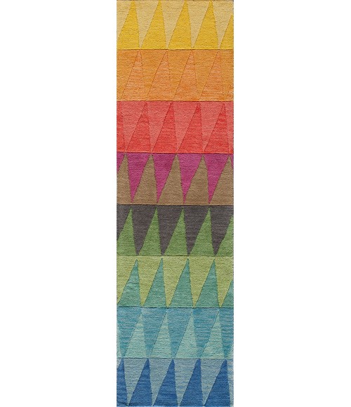 Momeni Delhi Area Rug DL-59 Multi Red 2'3 X 8' Runner