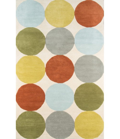 Momeni Delmar Area Rug DEL-1 Agatha Dots Multi 9' X 12'