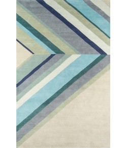 Momeni Novogratz Delmar Del-5 Blue Area Rug 3 ft. 6 in. X 5 ft. 6 in. Rectangle