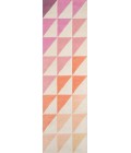 Momeni Delmar Area Rug DEL-6 Agatha Side Triangle Pink 2'3 X 8' Runner