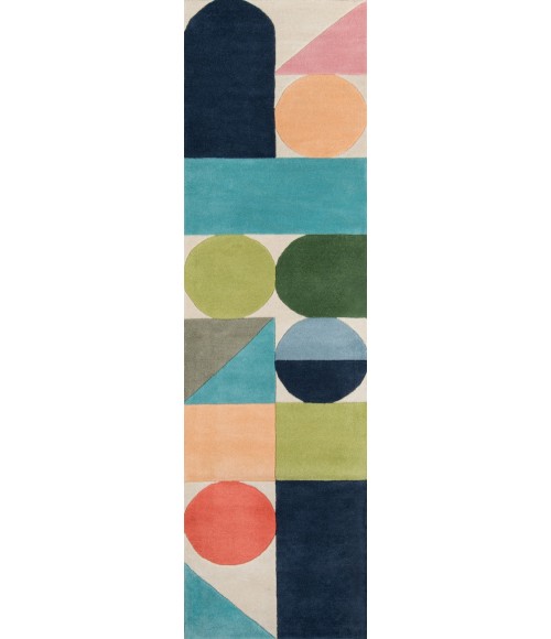 Momeni Delmar Area Rug DEL-8 Wright Multi 2'3 X 8' Runner