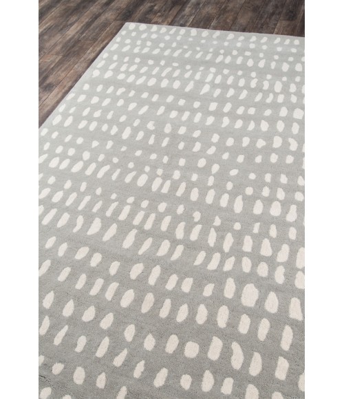 Momeni Delmar Area Rug DEL11 Boho Dots Grey 5' X 8'