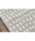 Momeni Delmar Area Rug DEL11 Boho Dots Grey 5' X 8'