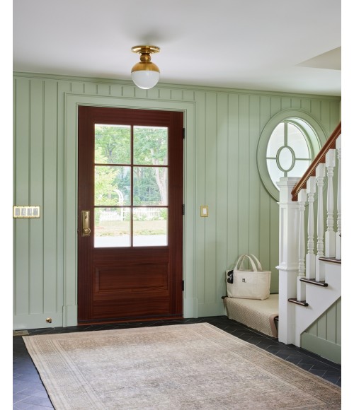 Erin Gates Dorset DOR-1 Green 2 ft. 3 in. X 7 ft. 6 in. Runner Rug