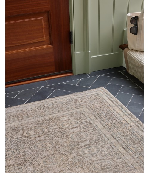 Erin Gates Dorset DOR-1 Green 2 ft. 3 in. X 7 ft. 6 in. Runner Rug