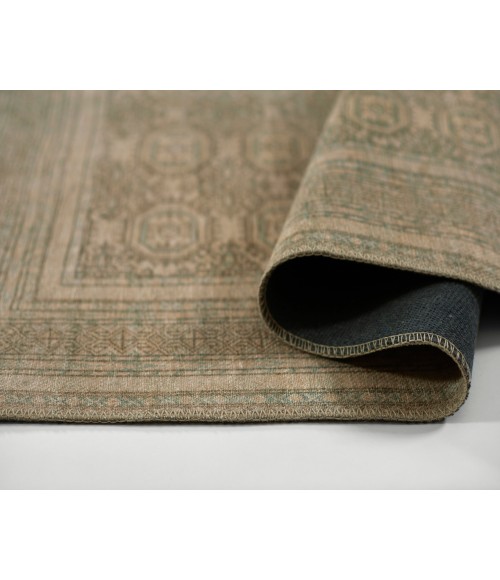Erin Gates Dorset DOR-1 Green 2 ft. 3 in. X 7 ft. 6 in. Runner Rug