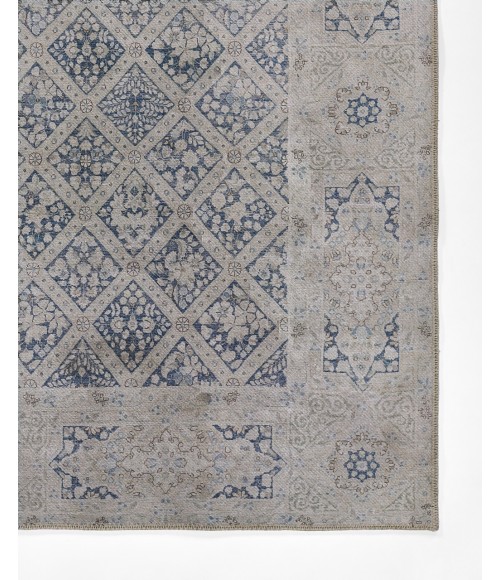 Erin Gates Dorset DOR-3 Rug Erin Gates Dorset DOR-3 Blue 2 ft. 3 in. X 7 ft. 6 in. Runner Rug