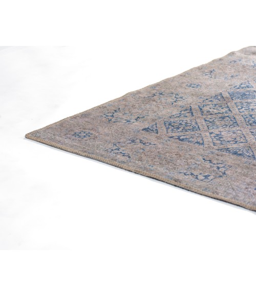 Erin Gates Dorset DOR-3 Rug Erin Gates Dorset DOR-3 Blue 2 ft. 3 in. X 7 ft. 6 in. Runner Rug