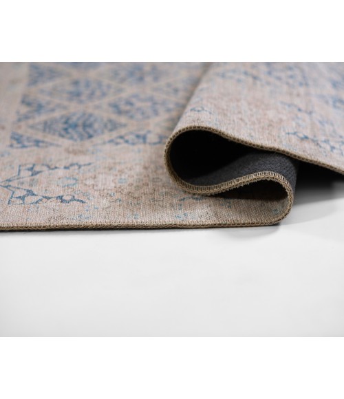 Erin Gates Dorset DOR-3 Rug Erin Gates Dorset DOR-3 Blue 2 ft. 3 in. X 7 ft. 6 in. Runner Rug