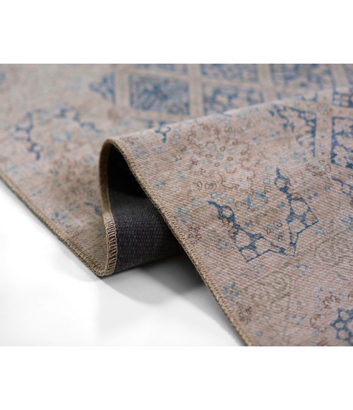 Erin Gates Dorset DOR-3 Rug Erin Gates Dorset DOR-3 Blue 2 ft. 3 in. X 7 ft. 6 in. Runner Rug
