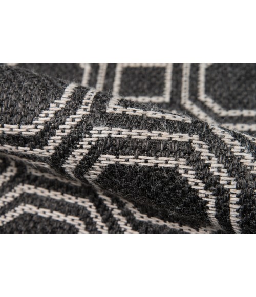 Downeast Area Rug Momeni Downeast Area Rug DOW-1 Camden Charcoal 9'10 X 13'2