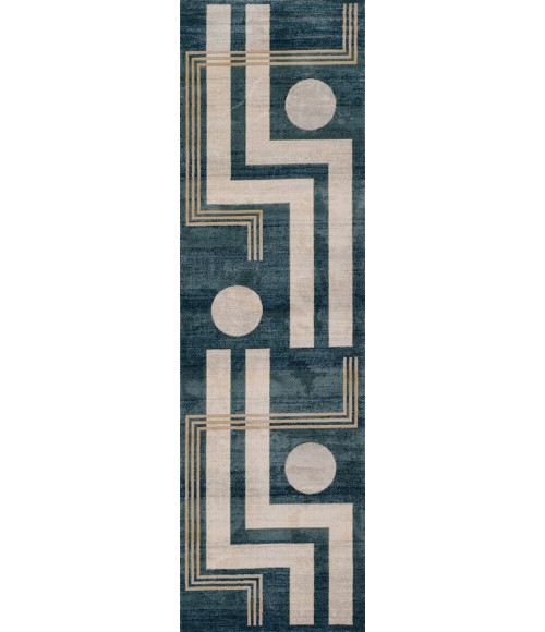 Momeni Edition EDI-3 Blue 3'10" X 5'7" Area Rug
