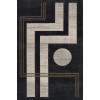 Momeni Edition Edi-3 Charcoal Area Rug 3 ft. 10 in. X 5 ft. 7 in. Rectangle