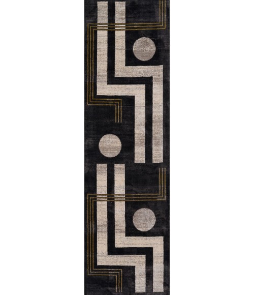 Momeni Edition EDI-3 Charcoal 3'10" X 5'7" Area Rug