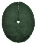 Momeni Furry Tree Skirt FTS-1 Green 5 ft. X 5 ft. Round Rug