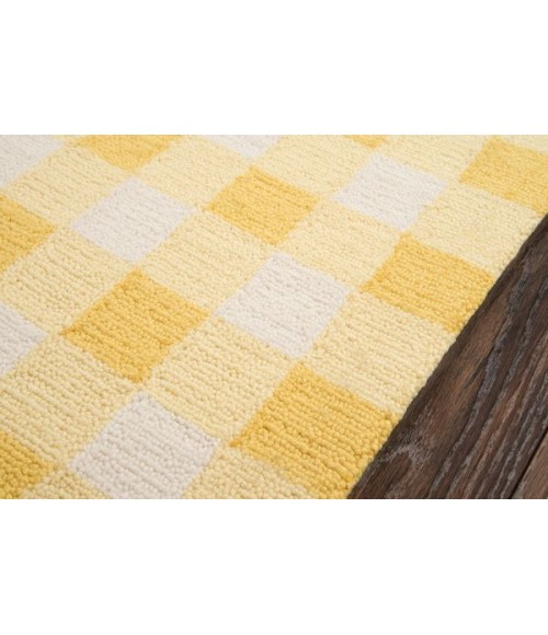 Momeni Geo India Area Rug GEI31 Yellow 2'3 X 7'6 Runner